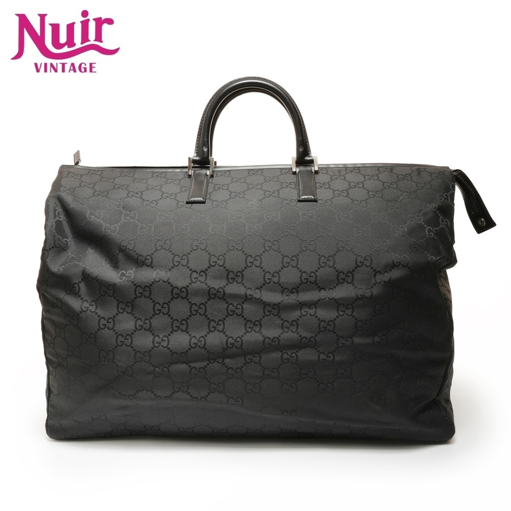 Gucci Boston bag GG canvas black